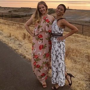 Show Me Your Mumu Ruffle Maxi Dress